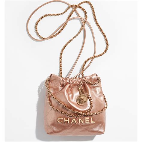 pink chanel 22 mini